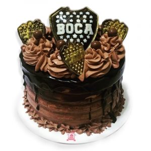 torta de chocolate boca juniors