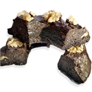 budín keto de chocolate