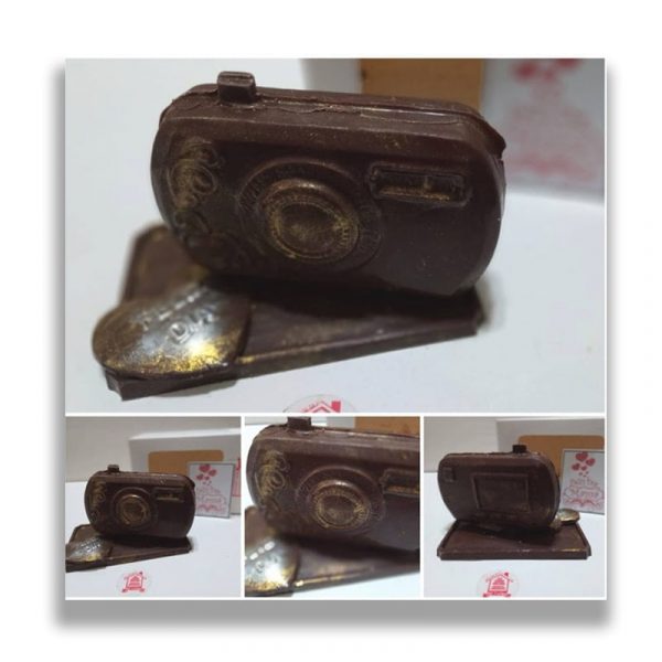 camara de fotos de chocolate