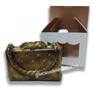 cartera rellena de chocolate