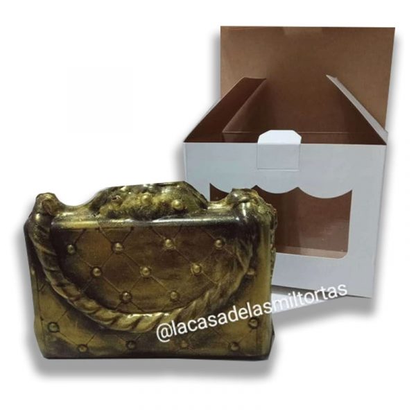 cartera rellena de chocolate