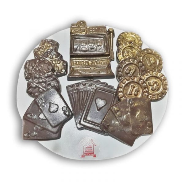 figuras casino de chocolate