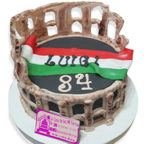 Torta Coliseo de Roma