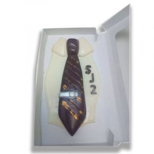 Corbata de chocolate