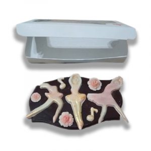 cuadro de bailarinas de chocolate