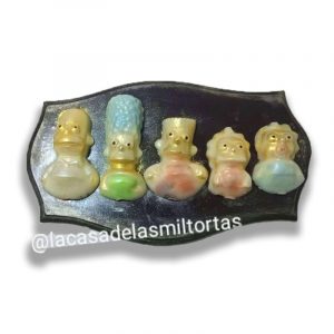 cuadro de chocolate los simpsons