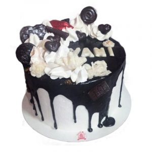 torta drip chocolate
