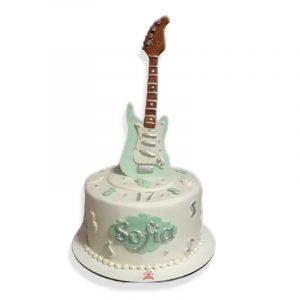 Torta guitarra eléctrica