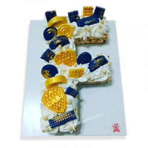 letter cake masa sablée