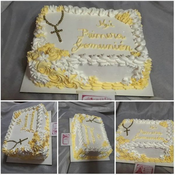 Torta de Comunión de crema
