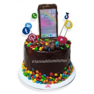 Torta redes sociales