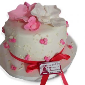 Torta con flores