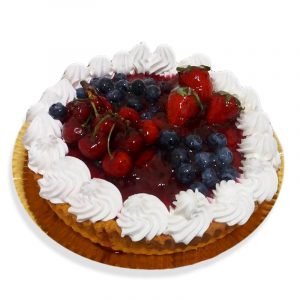 Tarta cheescake de frutos rojos