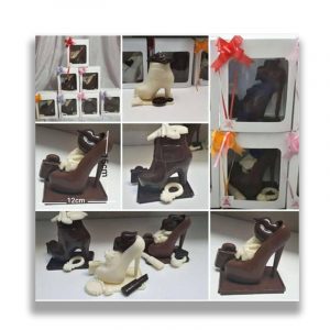 zapatos - bota de chocolate