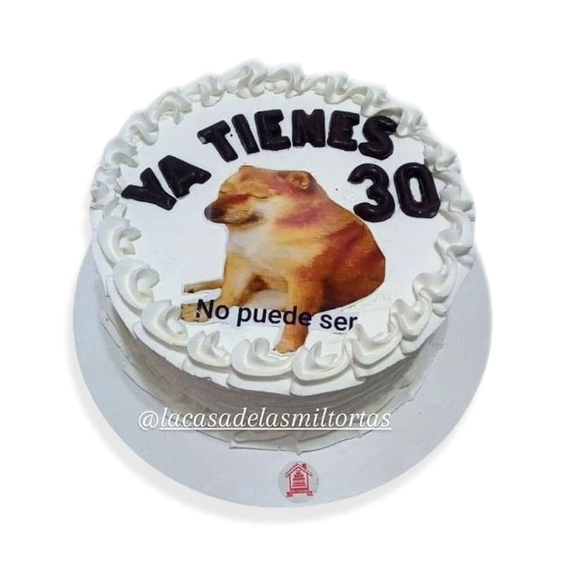 modo oficial Indulgente Torta "Ya tienes 30" | La casa de las mil tortas