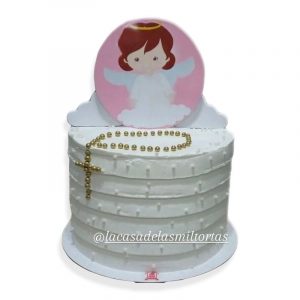 Torta Comunión con Rosario