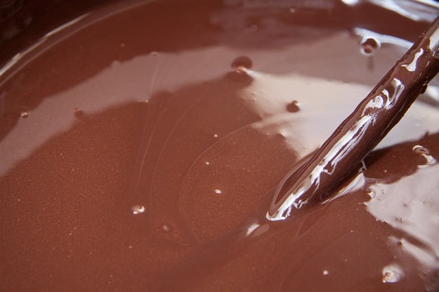 chocolate derretido