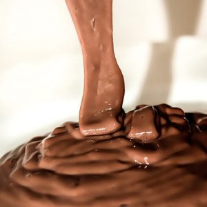 crema flan chocolate