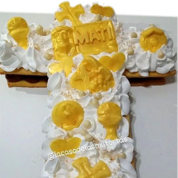 Torta Comunión cruz
