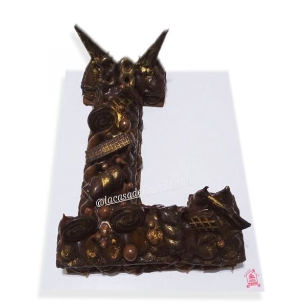 Letter cake ultra chocolate