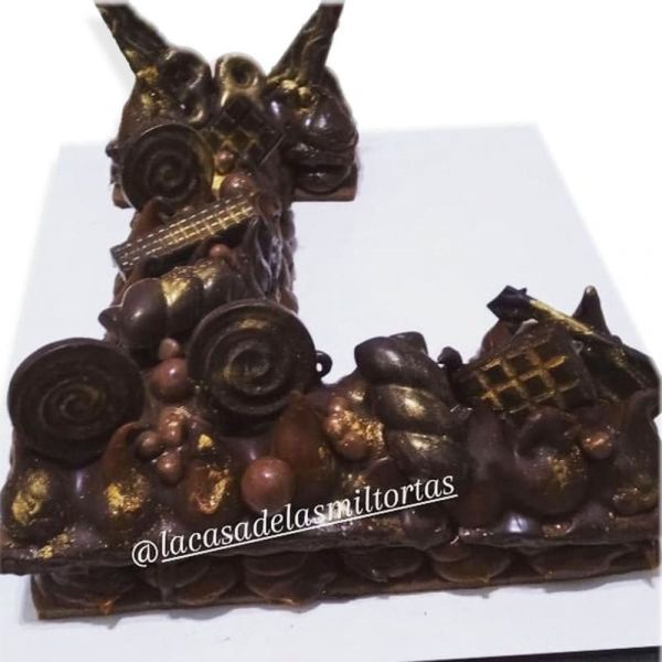 Letter cake ultra chocolate