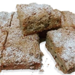 crumble de manzana con aceite