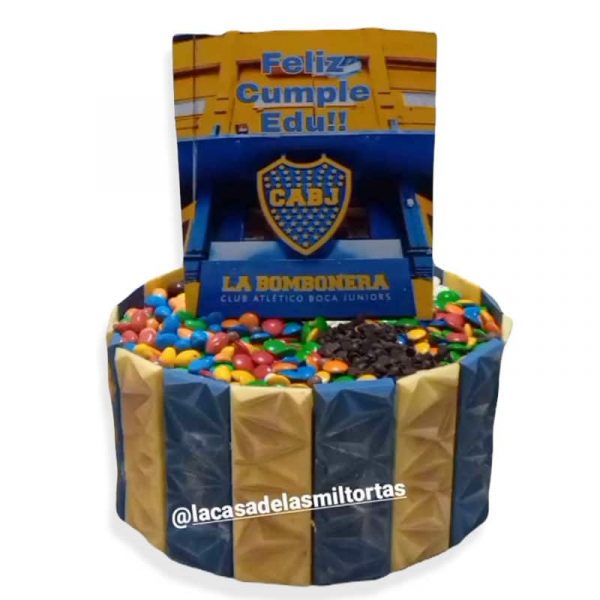 torta doble cara boca juniors