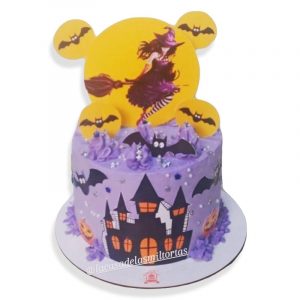 Torta castillo de la bruja