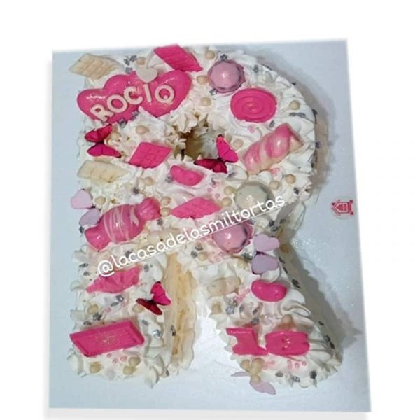 letter cake R