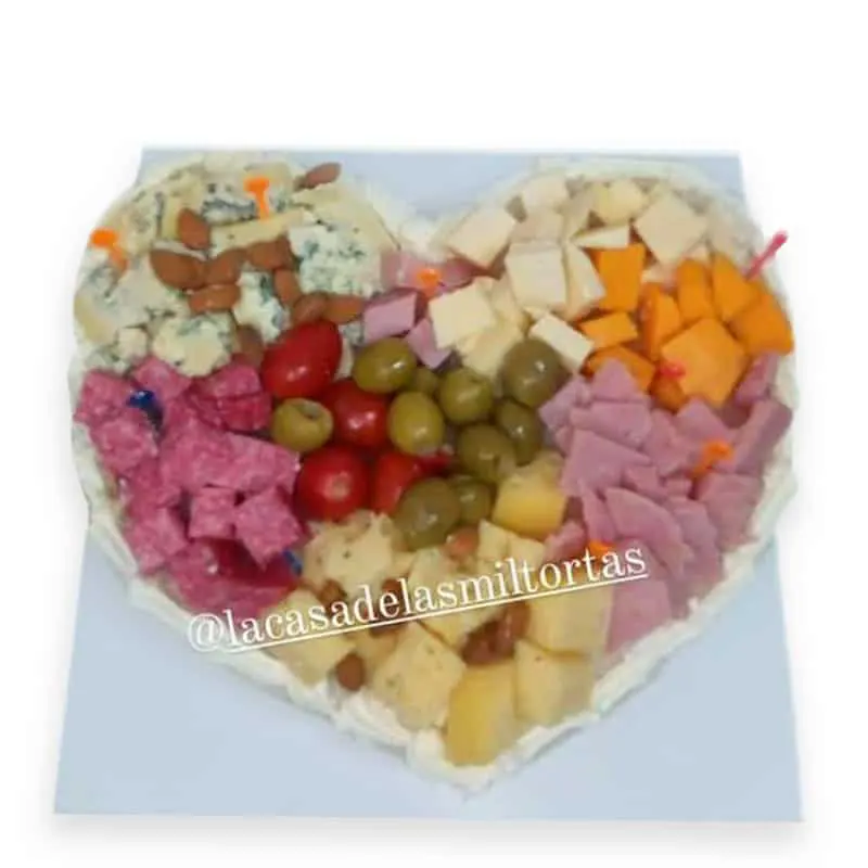 Torta Sádwiches de Miga Corazón